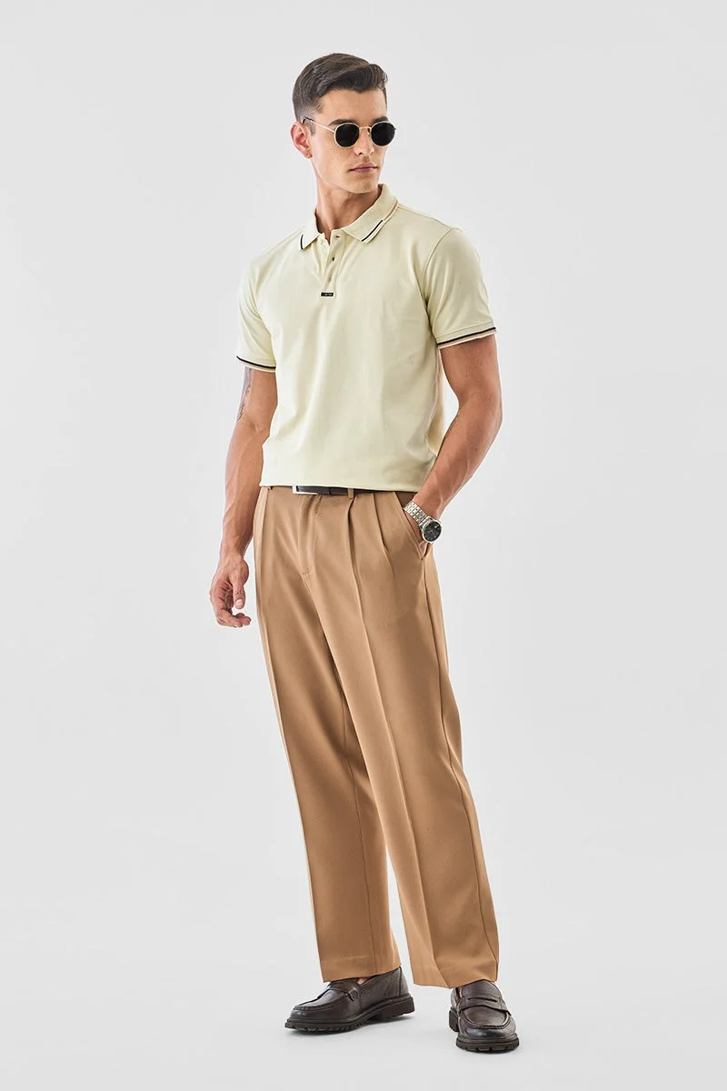 سنيتش تيشيرت بولو بقصة عادية مطاطي